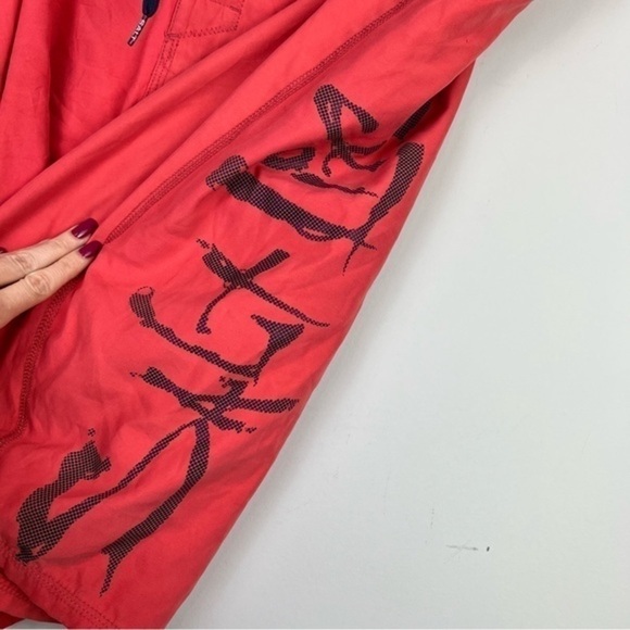 Salt Life Swim Trunks mens size 38 coral side logo tie drawstring - Picture 2 of 6